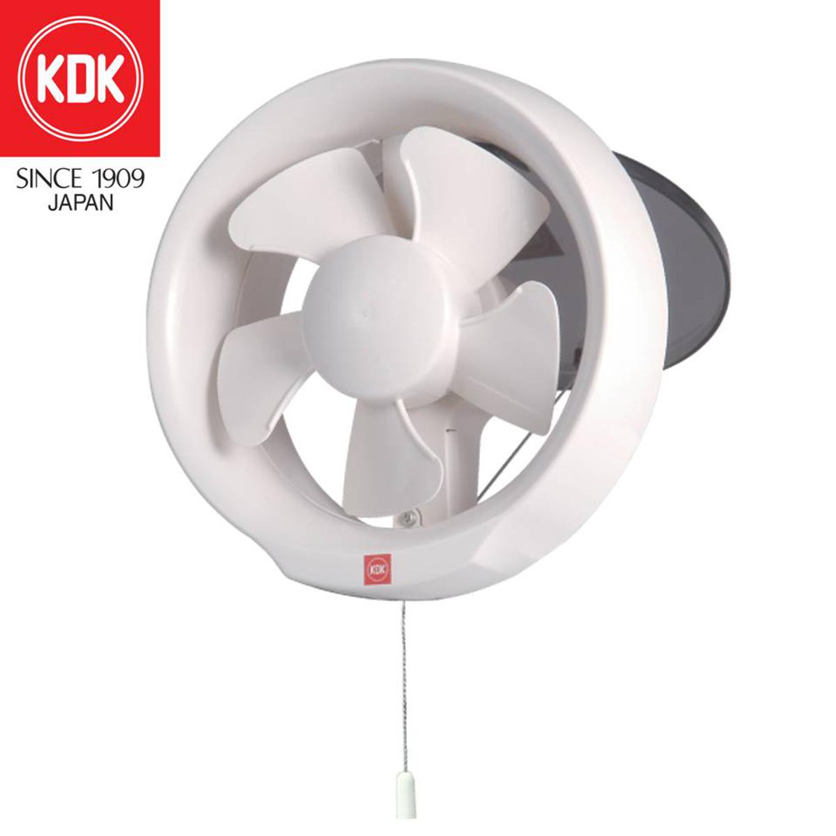 KDK Round 6 Inch Exhaust Fan, Simple and Compact Design with Reliable Airflow for Small to Medium Spaces